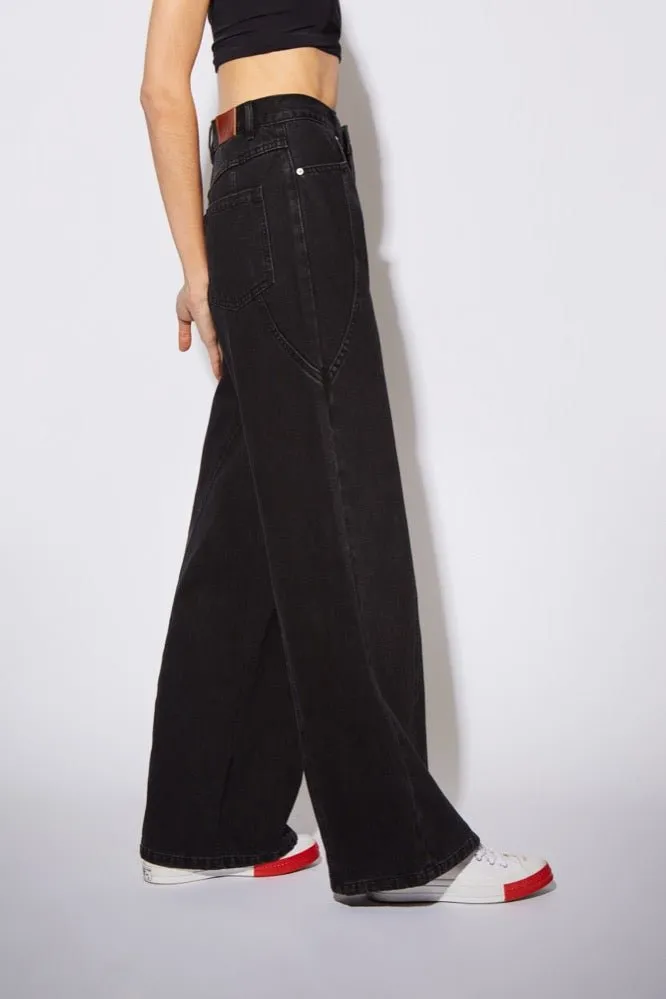 Black Twisted Seam Jeans