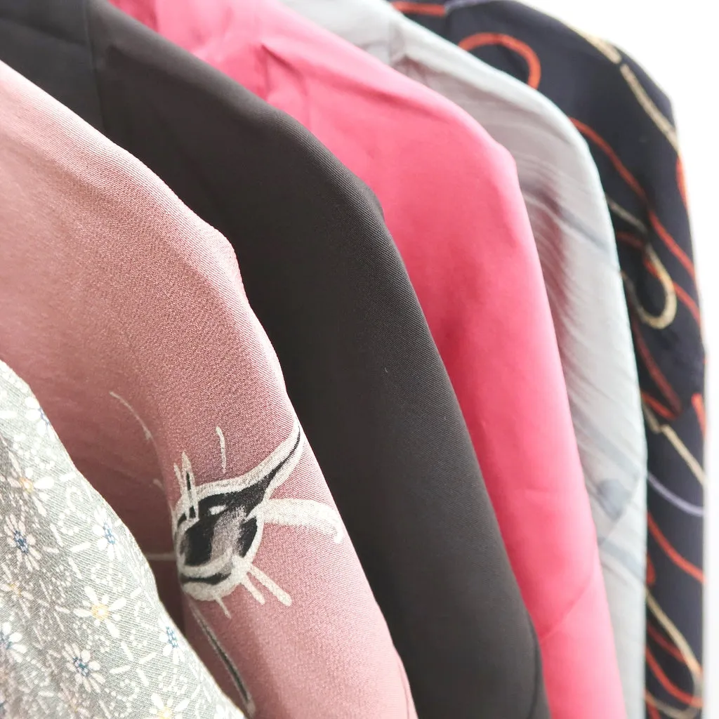 Bundle 15pcs Silk Colored Haori Jacket Wholesale Bulk Free Shipping #397