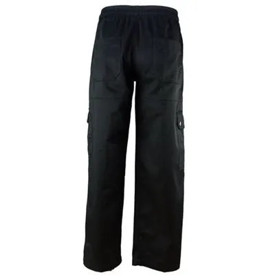 Chef Revival Cargo Chef Pants, Black, Large