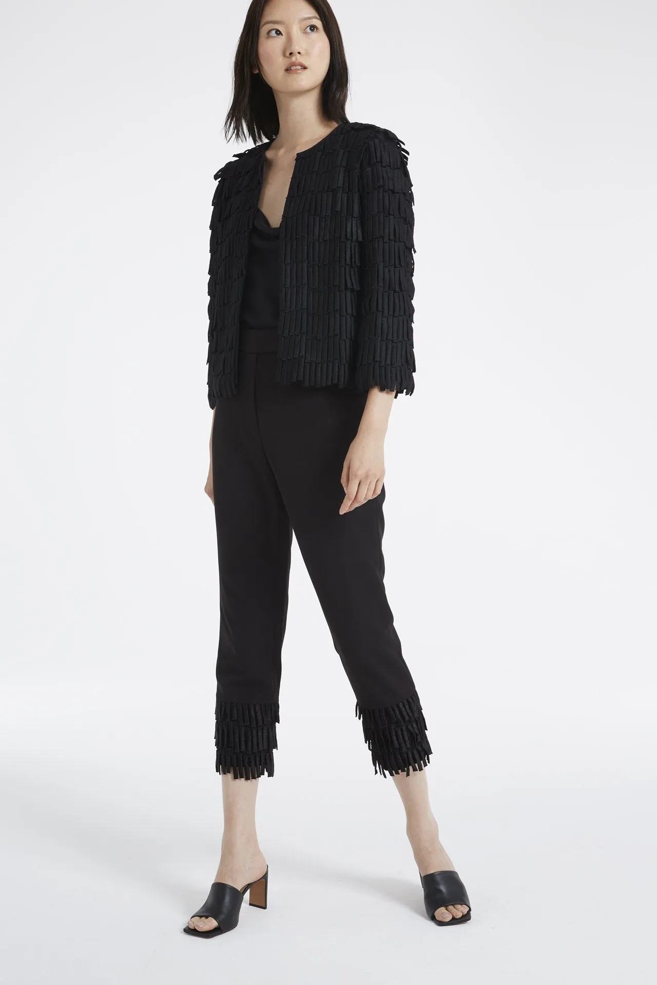 Fringe Embellished Fia Pants